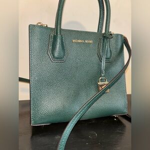 Michael Kors Emerald Green Crossbody Bag.